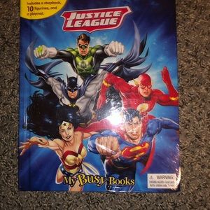 My justice league busy book